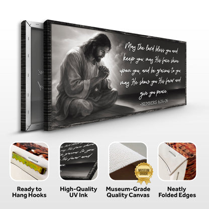Canvas May The Lord Bless You Faith Sign II by Tailored Canvases crafting canvas on Tampa Home & Garden Store