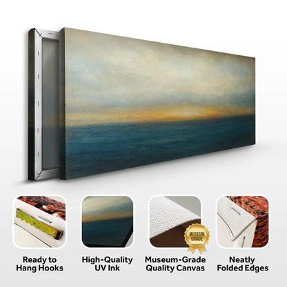 Waterscape Abstract Wall Art V canvas Tailored Canvases with sea sky gradient on Tampa Home & Garden Store