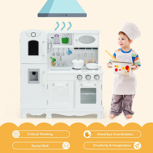Kitchen Pretend Play Cookware Set Toys for Kids with Water Dispenser - Tampa Home & Garden Store