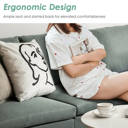 Convertible L-Shaped Sofa with Reversible Chaise