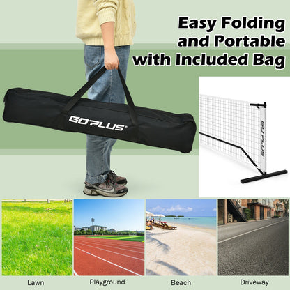 22ft portable pickleball net set with carry bag by Go Plus for indoor outdoor play on Tampa Home & Garden Store