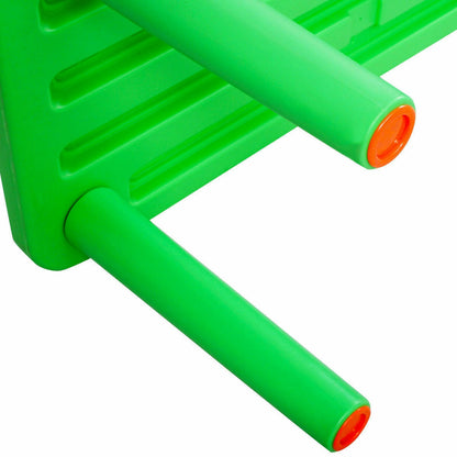 Kids portable plastic activity table legs in bright green with orange end caps DirectDeals on Tampa Home & Garden Store
