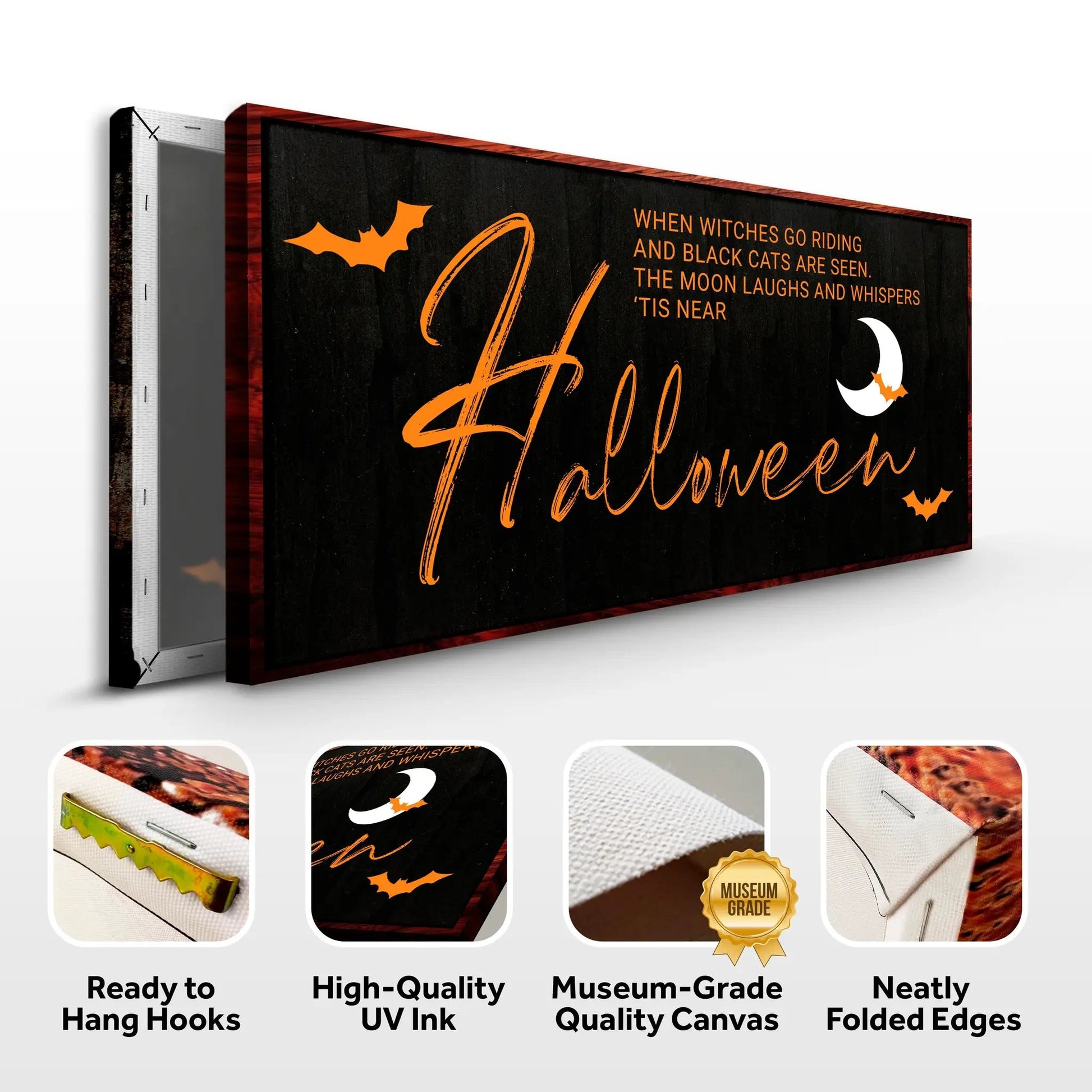 When Witches Halloween Wall Sign canvas by Tailored Canvases on Tampa Home & Garden Store