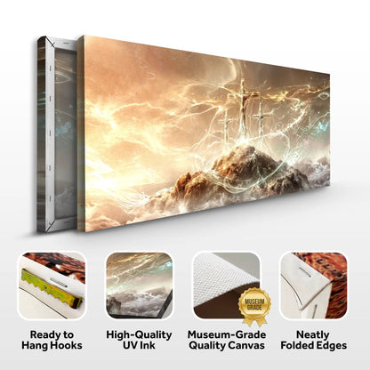 He Is Risen Faith Wall Art for Home Decor