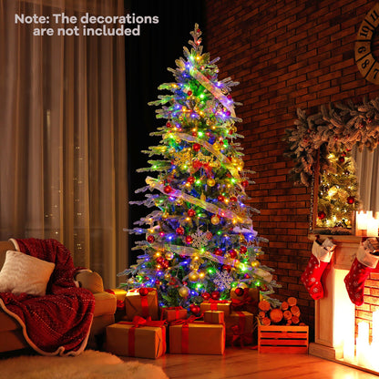 7.5 ft DirectDeals pre-lit artificial Christmas tree with warm white LED lights on Tampa Home & Garden Store