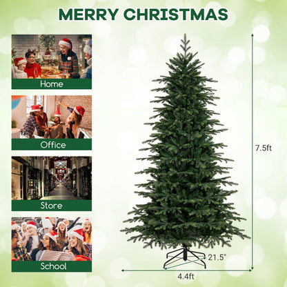 7.5 ft DirectDeals pre-lit artificial Christmas tree with warm white LED lights on Tampa Home & Garden Store