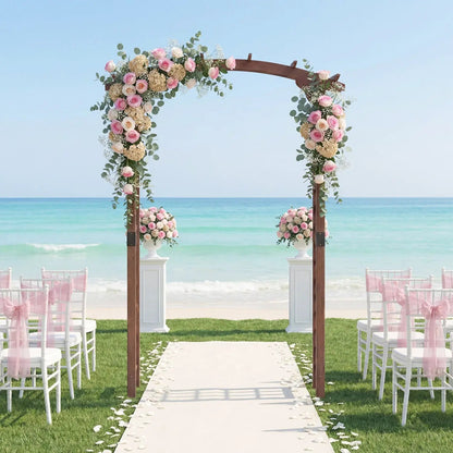 7.5 Ft Garden Arch Arbor For Climbing Plants