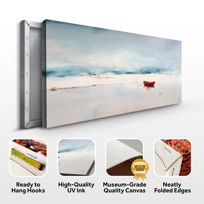 Misty Morning Abstract Wall Art Made in USA