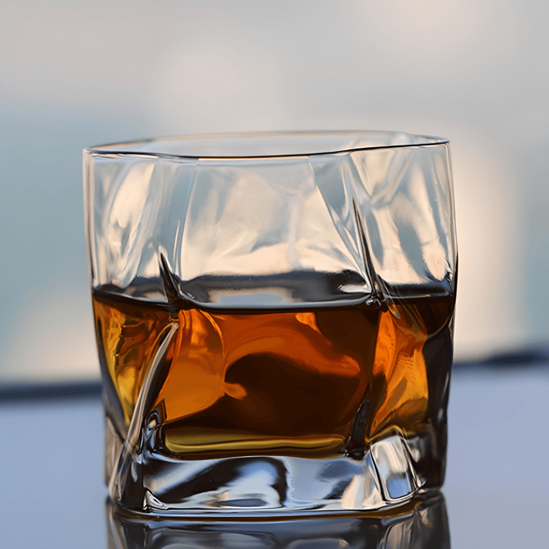 Hoshi Handcrafted Crystal Whisky Glass with Grip