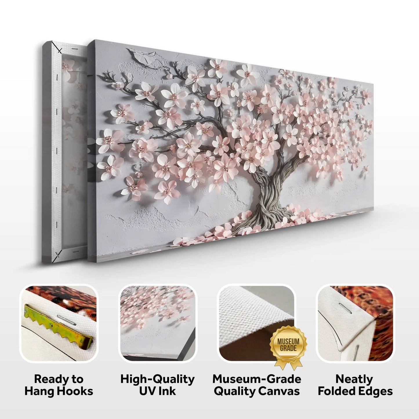Pastel Blossom Awakening Wall Art for Home Decor