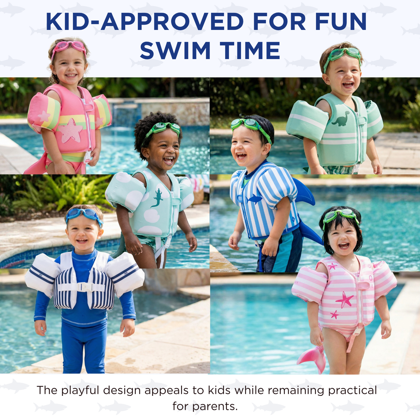 Baby Floating Jacket With Sleeves for Water Play