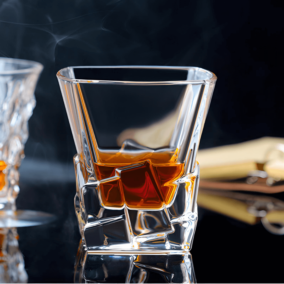 Tychon Handcrafted Japanese Crystal Whisky Glass
