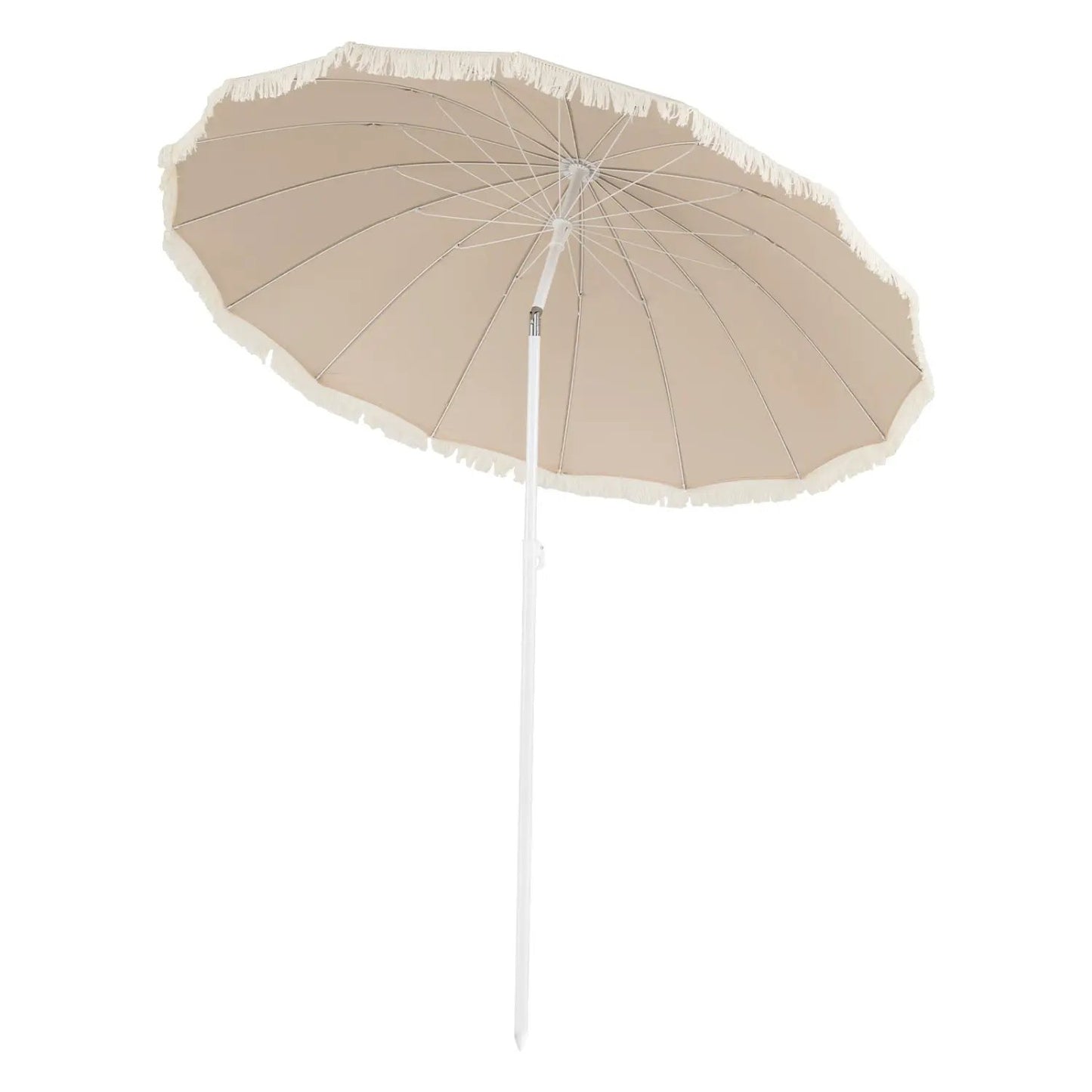 7 Ft Patio Umbrella with Fringe Tassel Outdoor