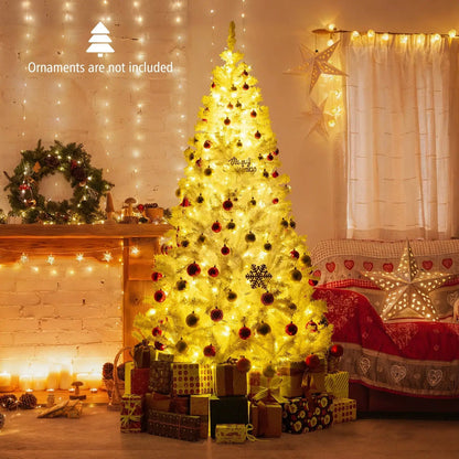 Six Ft Prelit Christmas Tree With 11 Light Modes