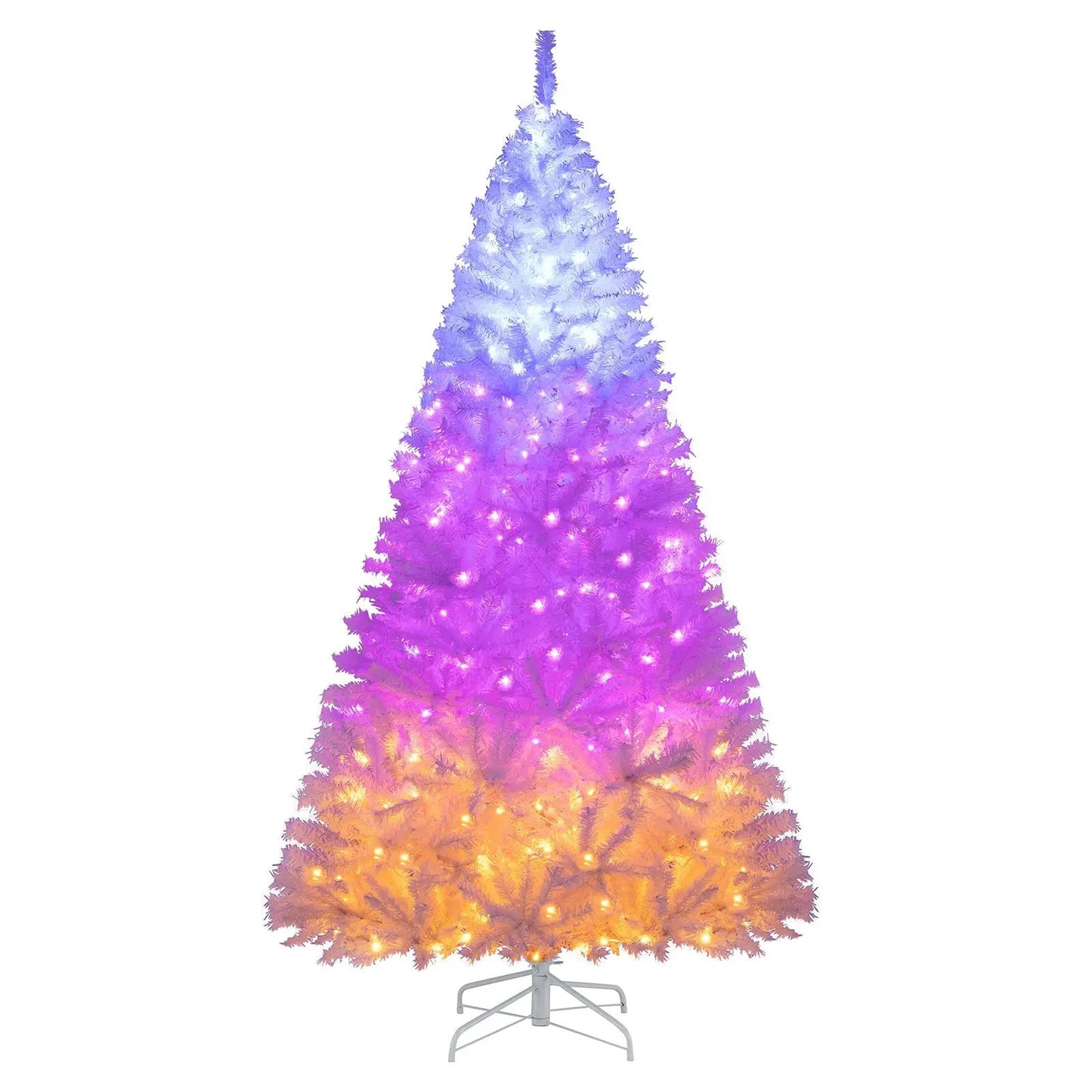 Six Ft Prelit Christmas Tree With 11 Light Modes