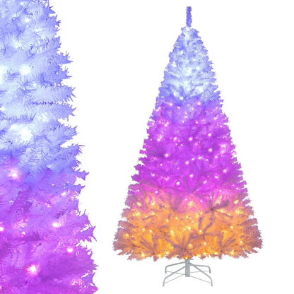 Six Ft Prelit Christmas Tree With 11 Light Modes