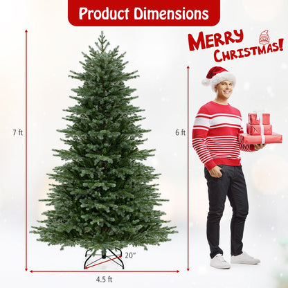 Artificial Christmas tree by DirectDeals, 7 ft, lush PVC branches, warm white LEDs, plus gifts on Tampa Home & Garden Store