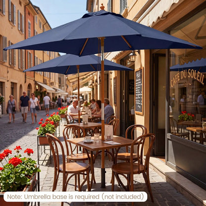 Rectangular Patio Umbrella 7ft Adjustable Tilt