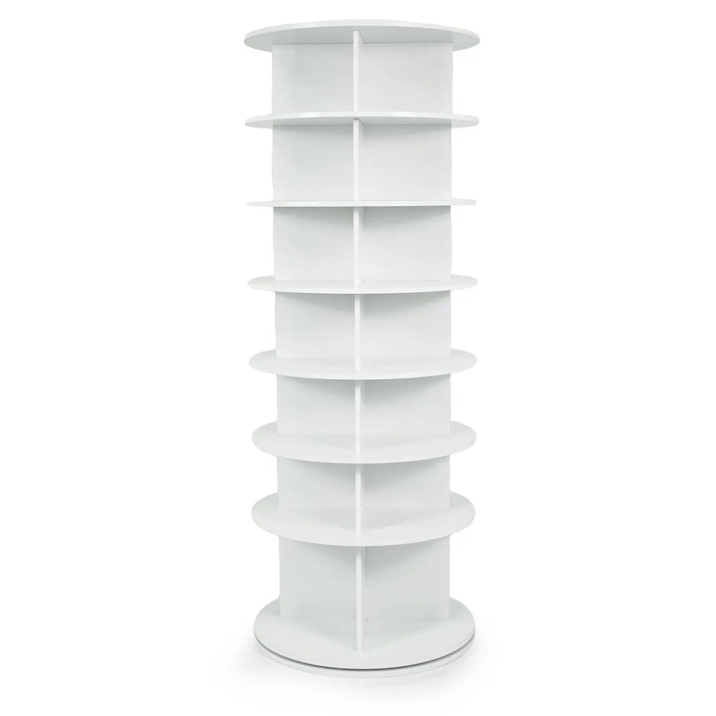 7-Tier Rotating Shoe Rack Tower with Spin