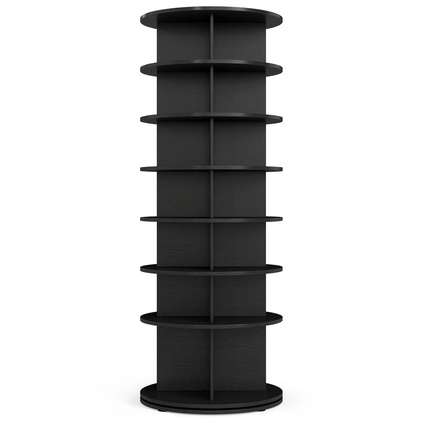 7-Tier Rotating Shoe Rack Tower with Spin