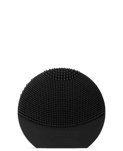FOREO LUNA play plus facial cleansing device, round black silicone with soft nodules on Tampa Home & Garden Store