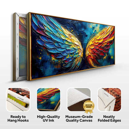 Wings of Fire Canvas Wall Art Made in USA