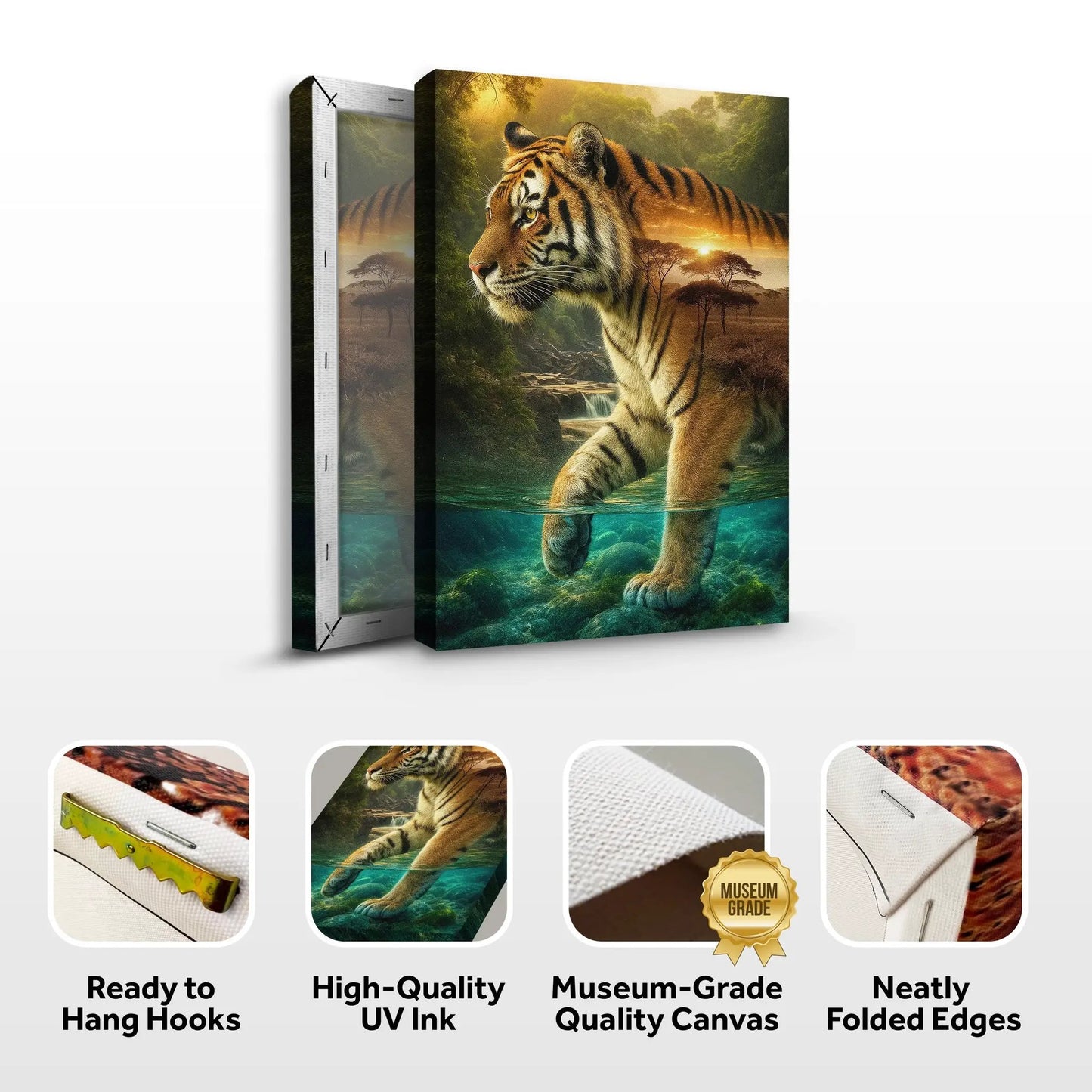 Tiger's Allegory Wall Art Decor Home Gallery