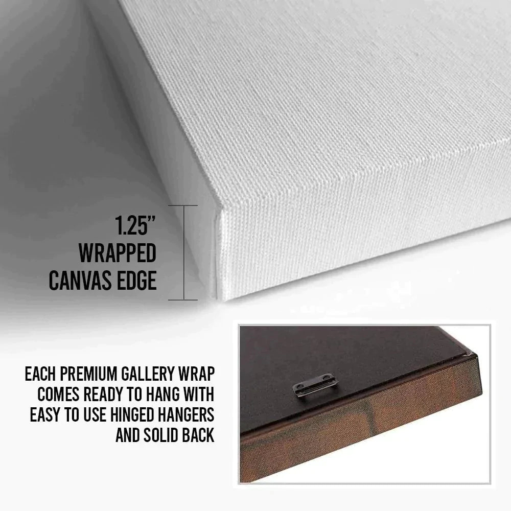 Valentine Saying Sign canvas by Tailored Canvases with 1.25in wrapped edge ready to hang on Tampa Home & Garden Store