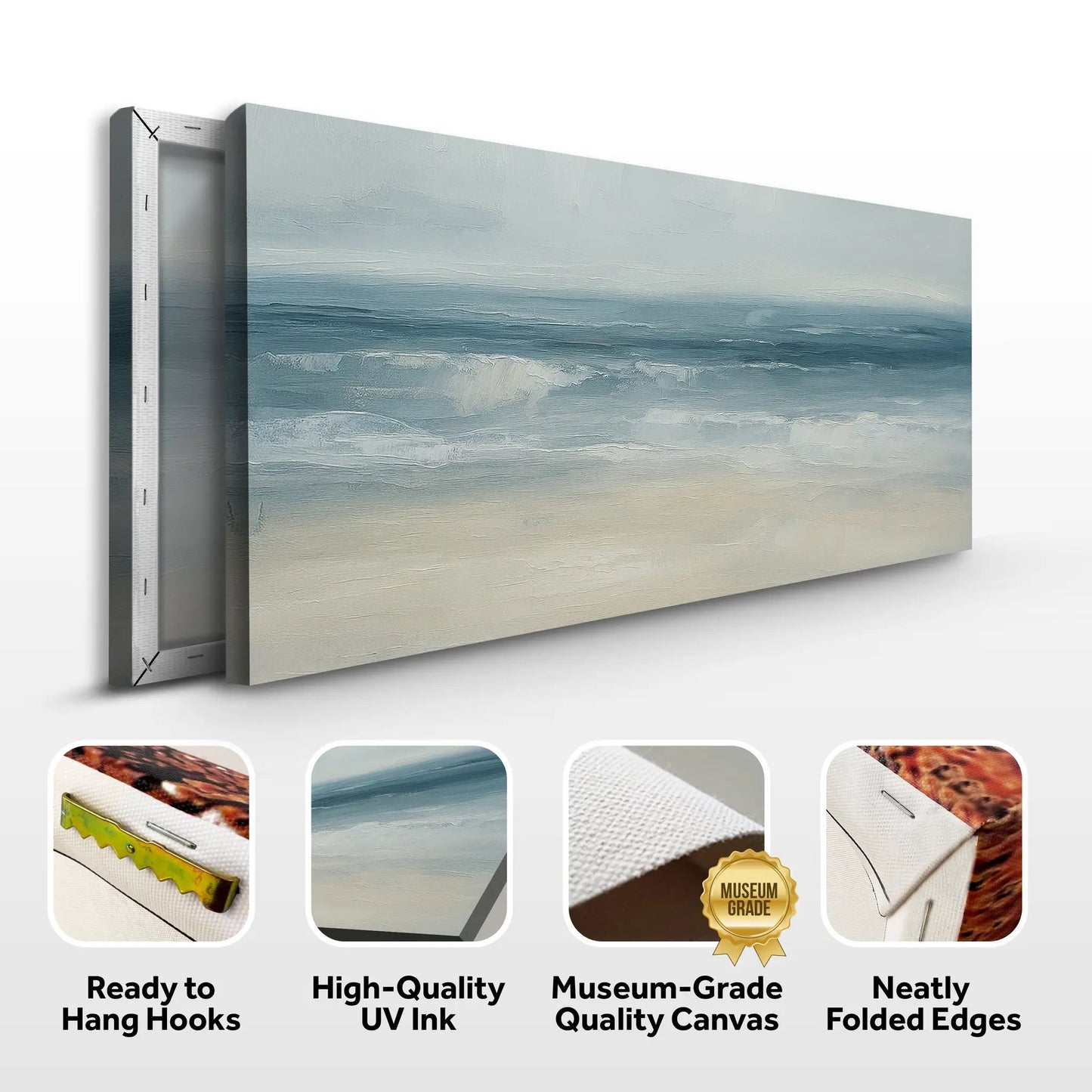 Waterscape Abstract Wall Art IX Canvas Print