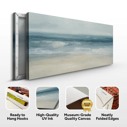 Waterscape Abstract Wall Art IX Canvas Print