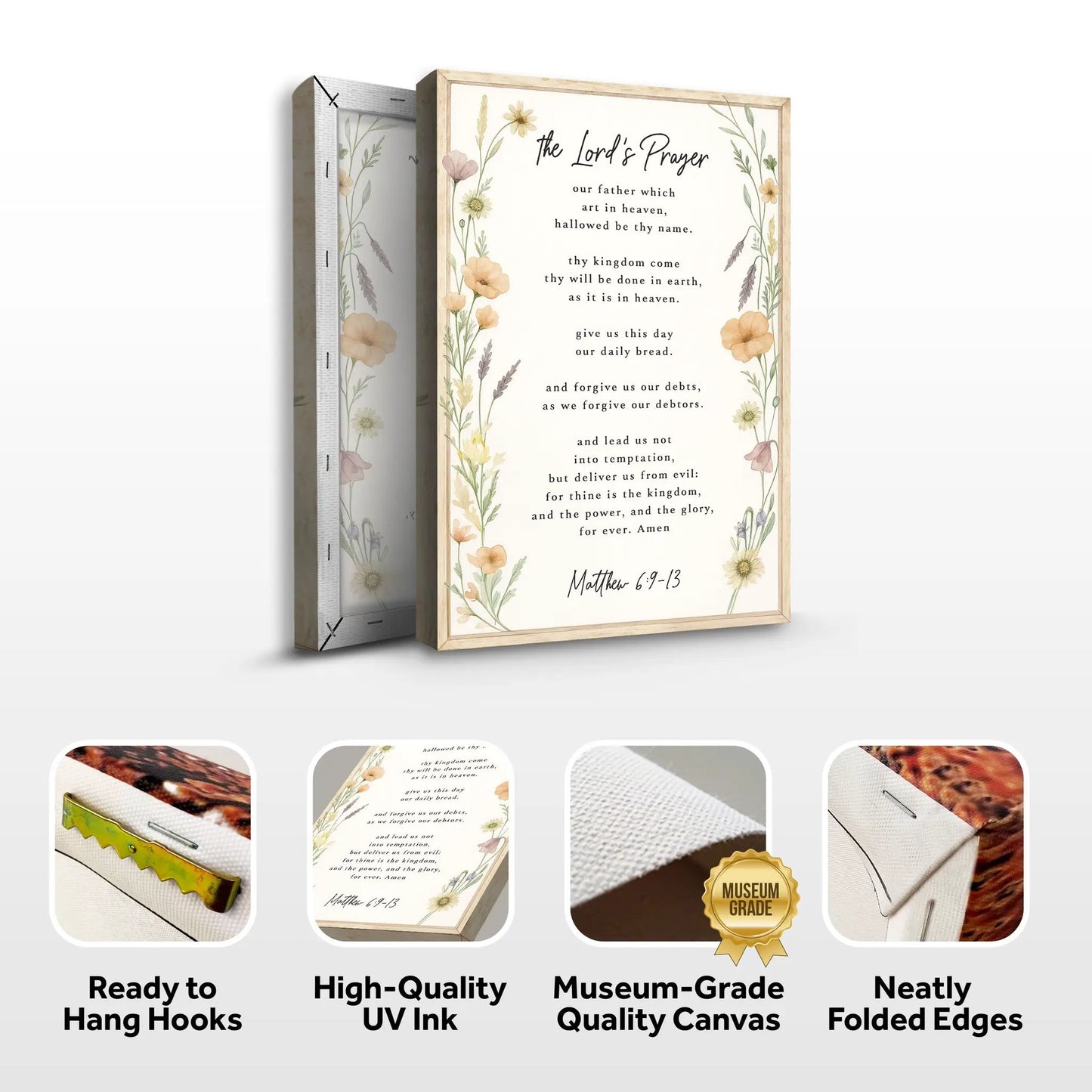 the Lord's Prayer Faith Sign III Home Decor
