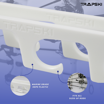 Wall and Ceiling Fishing Rod Rack Holder
