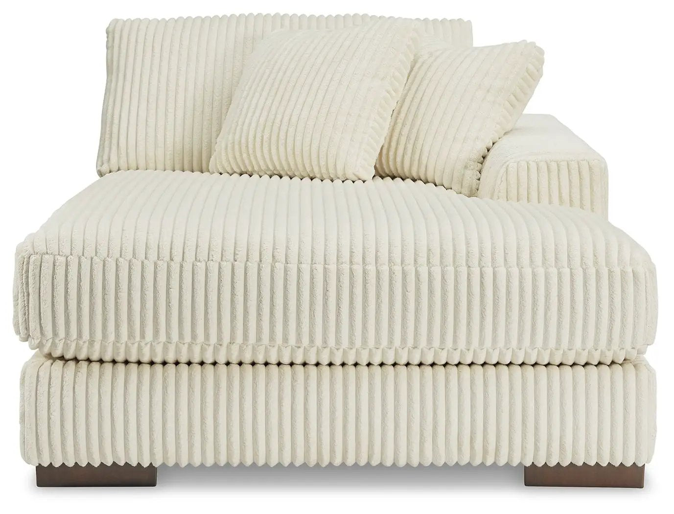 Lindyn Sectional Sofa with Cord Upholstery