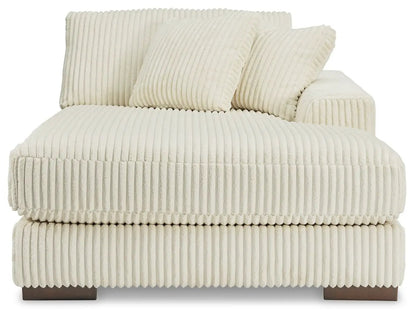 Lindyn Sectional Sofa with Cord Upholstery