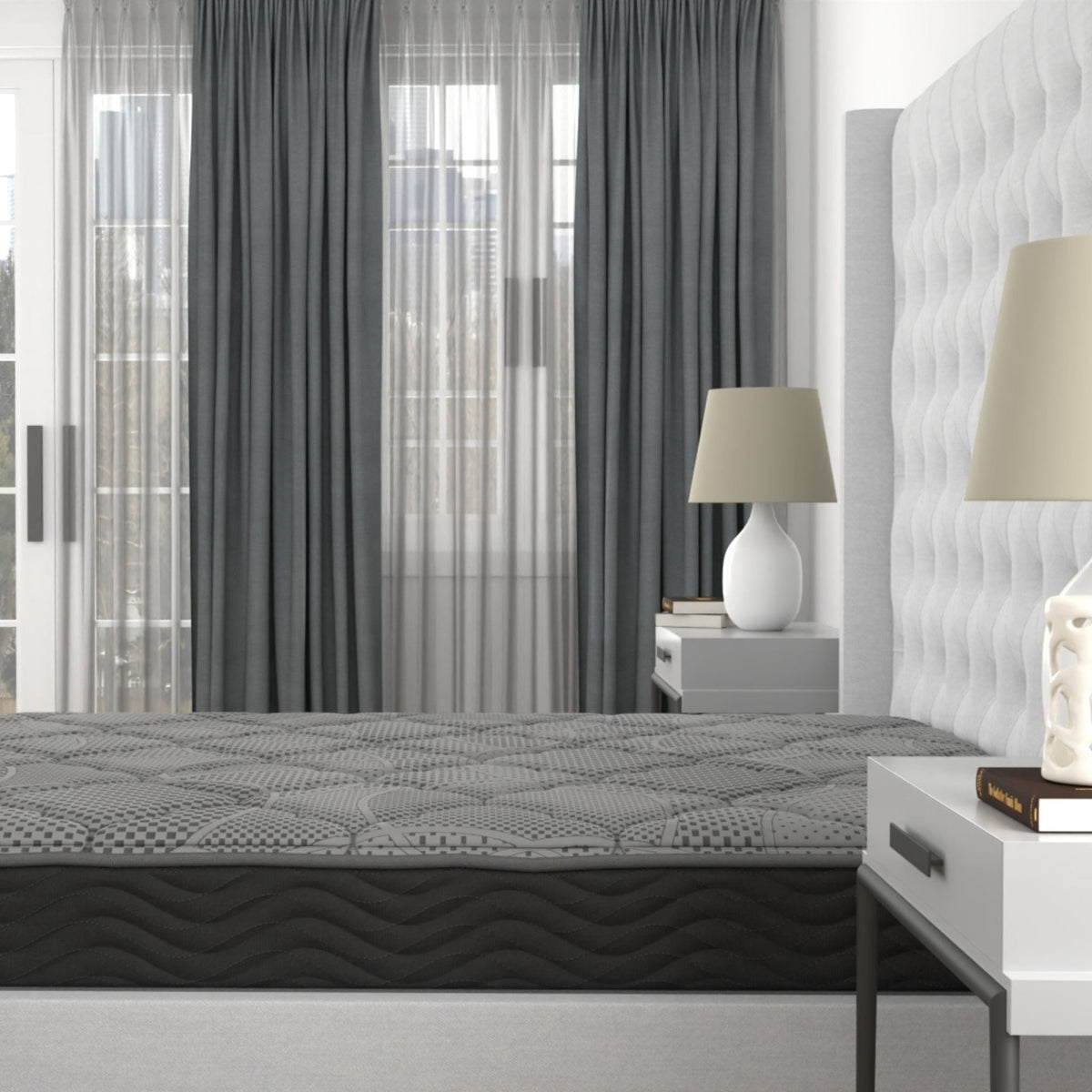 Cs Hybrid 8 Inch Pocket Coil Mattress and Comfort