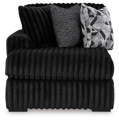 Midnight Madness Sectional and Jumbo Corduroy