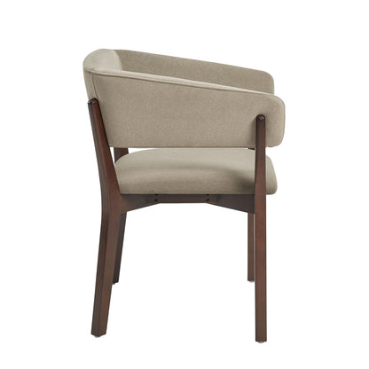 Blake Solid Beech Wood Modern Dining Armchair