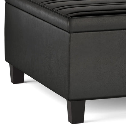 Ellis Coffee Table Storage Ottoman Contemporary
