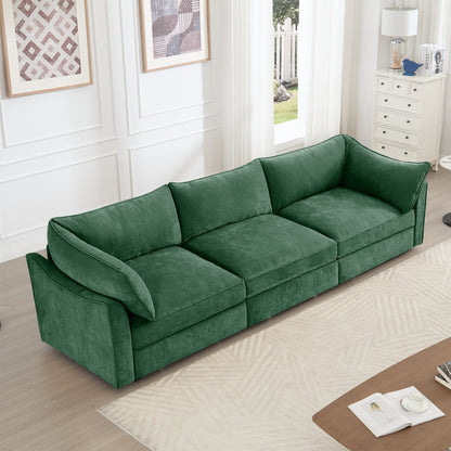 3 Seater Sofa with Pull Out Storage Drawers