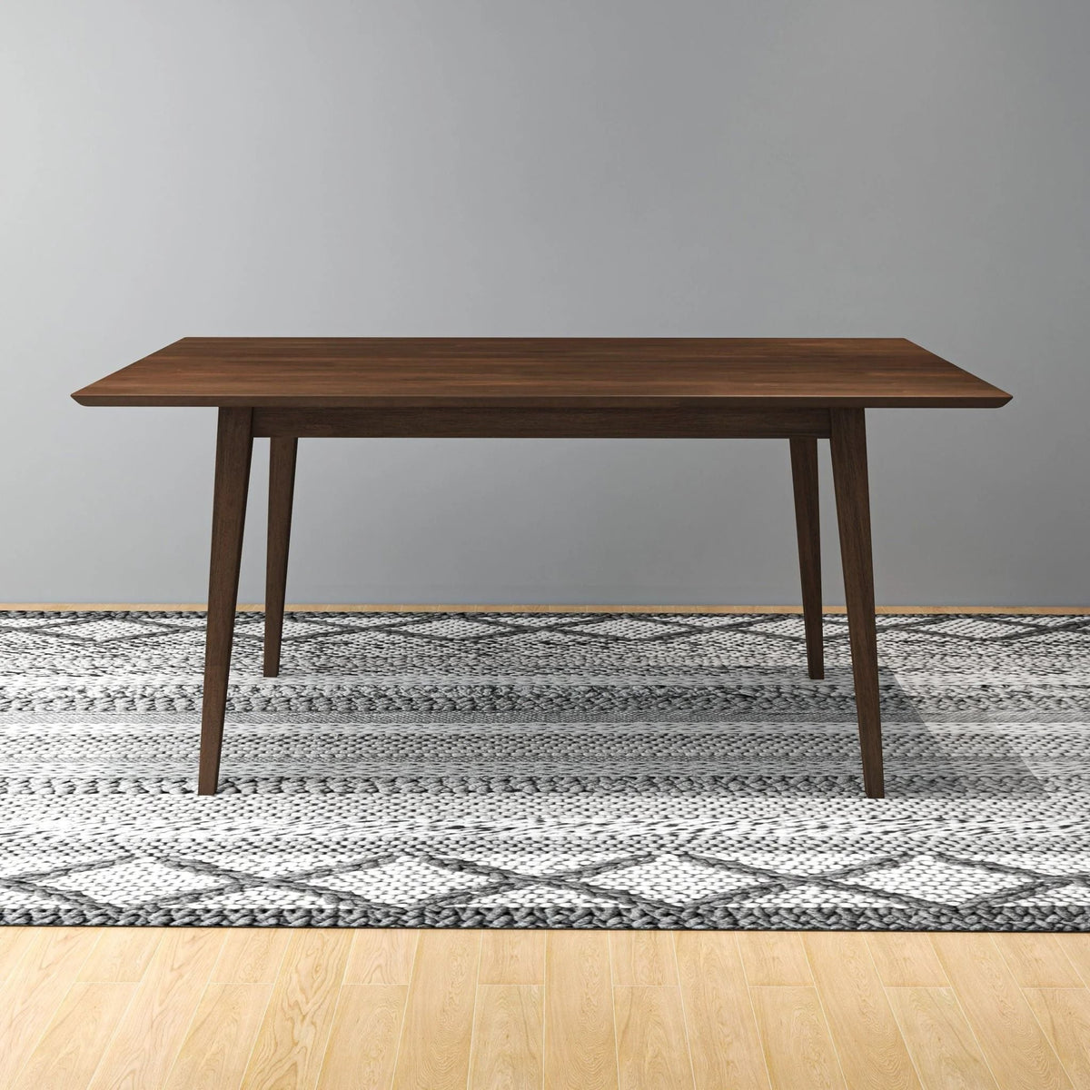 Levi modern style rectangular dining table brown wood by HouseOfZazla on Tampa Home & Garden Store