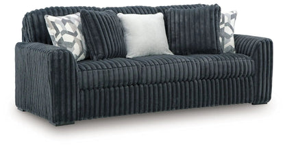 Midnight Madness Corduroy Sofa for Cozy Comfort