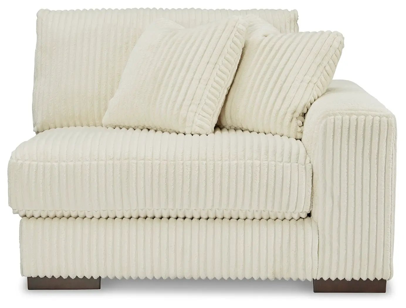 Lindyn Sectional Sofa with Cord Upholstery