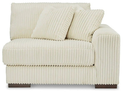 Lindyn Sectional Sofa with Cord Upholstery