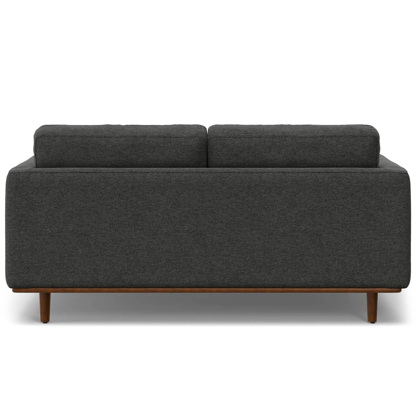 2-piece Morrison sofa and ottoman set in dark gray fabric with wood legs, Unique Piece Furniture on Tampa Home & Garden Store