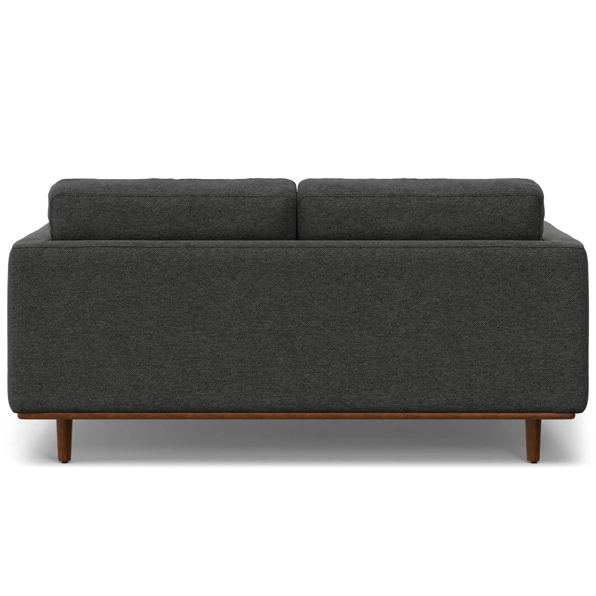 2-piece Morrison sofa and ottoman set in dark gray fabric with wood legs, Unique Piece Furniture on Tampa Home & Garden Store