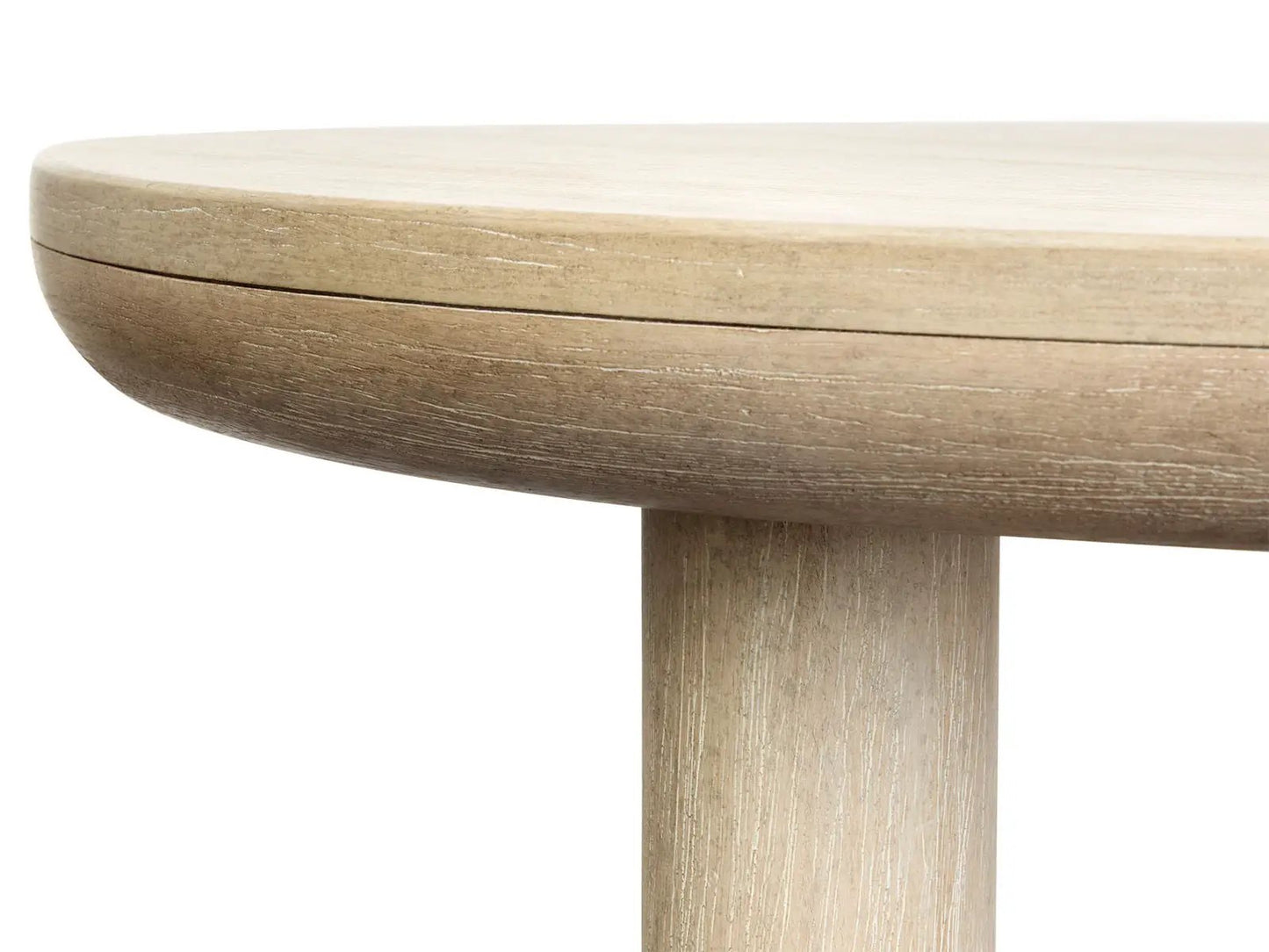 Sunset Cove Round End Table light wood with visible grain Unique Piece Furniture on Tampa Home & Garden Store