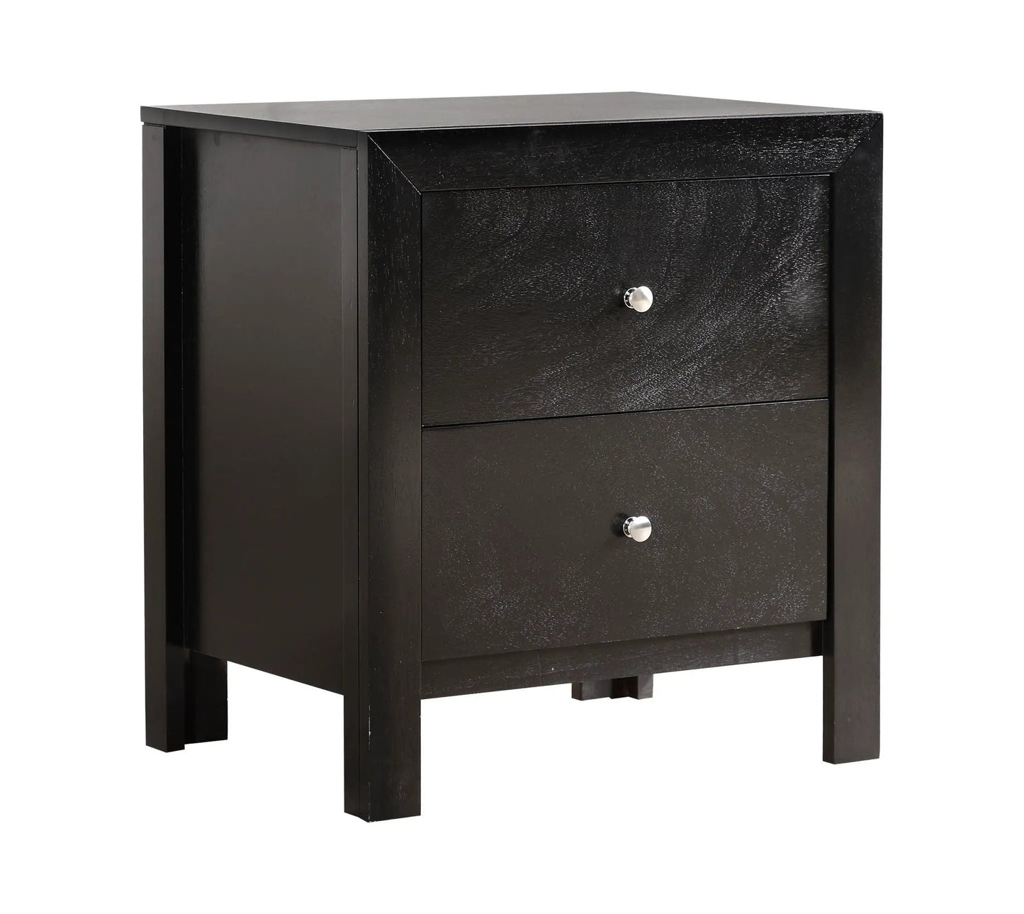 Charming Nightstand with Drawers, Modern Wood