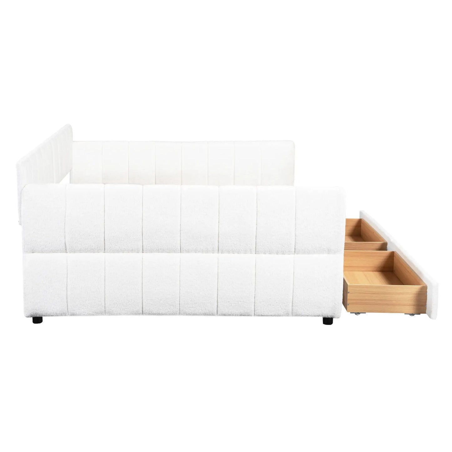 Upholstered Platform Bed With USB Charging Ports