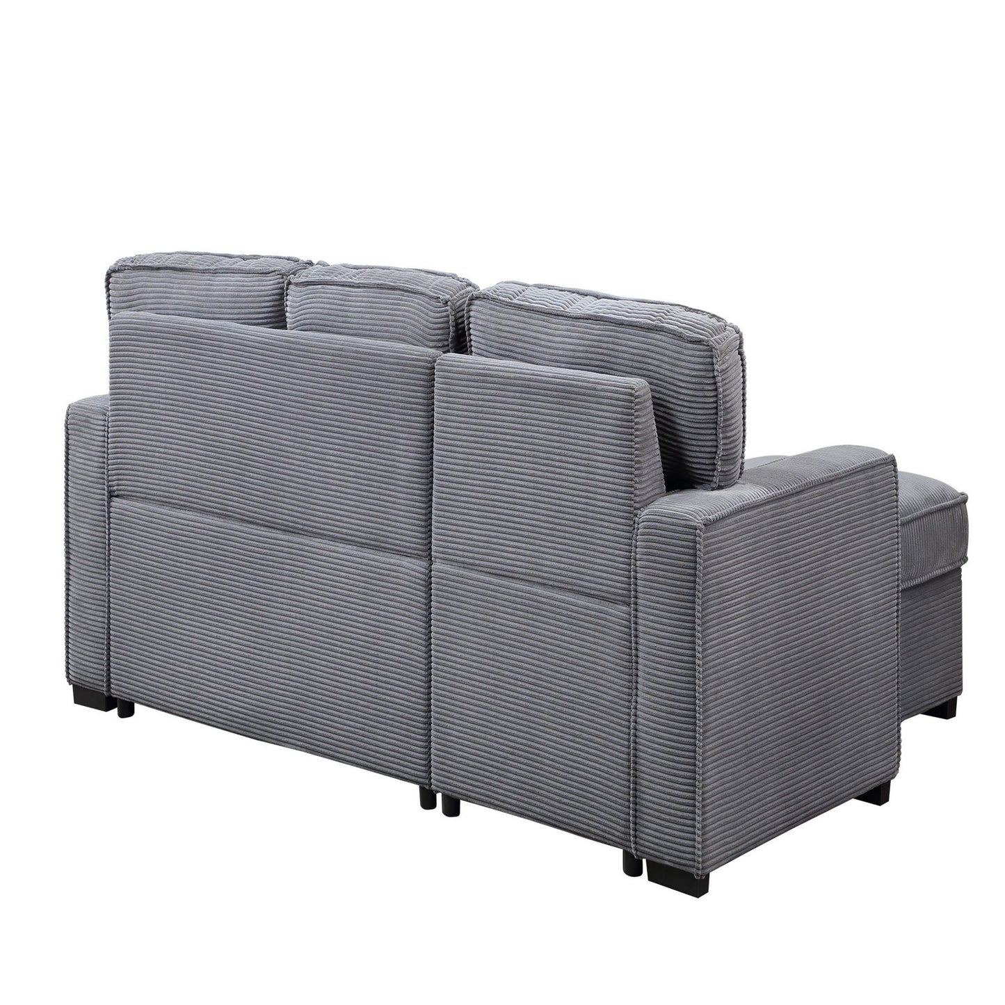 Territory Modern Pull Out Sofa Bed and Gray