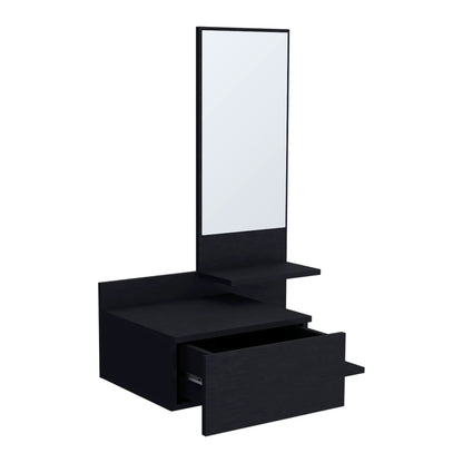 Lowell Floating Hallway Cabinet with Mirror